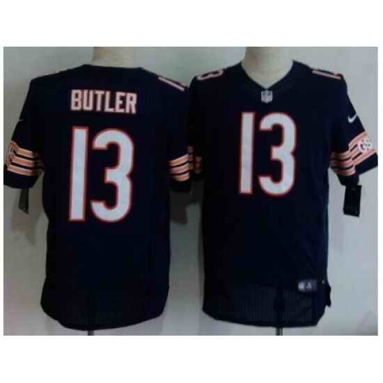 Nike Chicago Bears 13 Brice Butler Blue Elite NFL Jersey